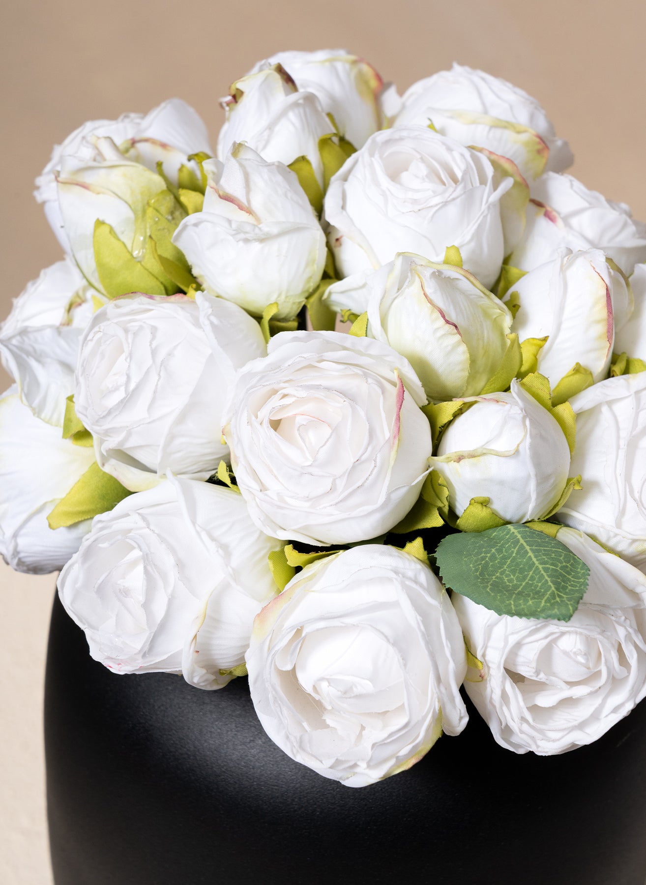 Mini bouquet di rose – Bianco (20 rose)