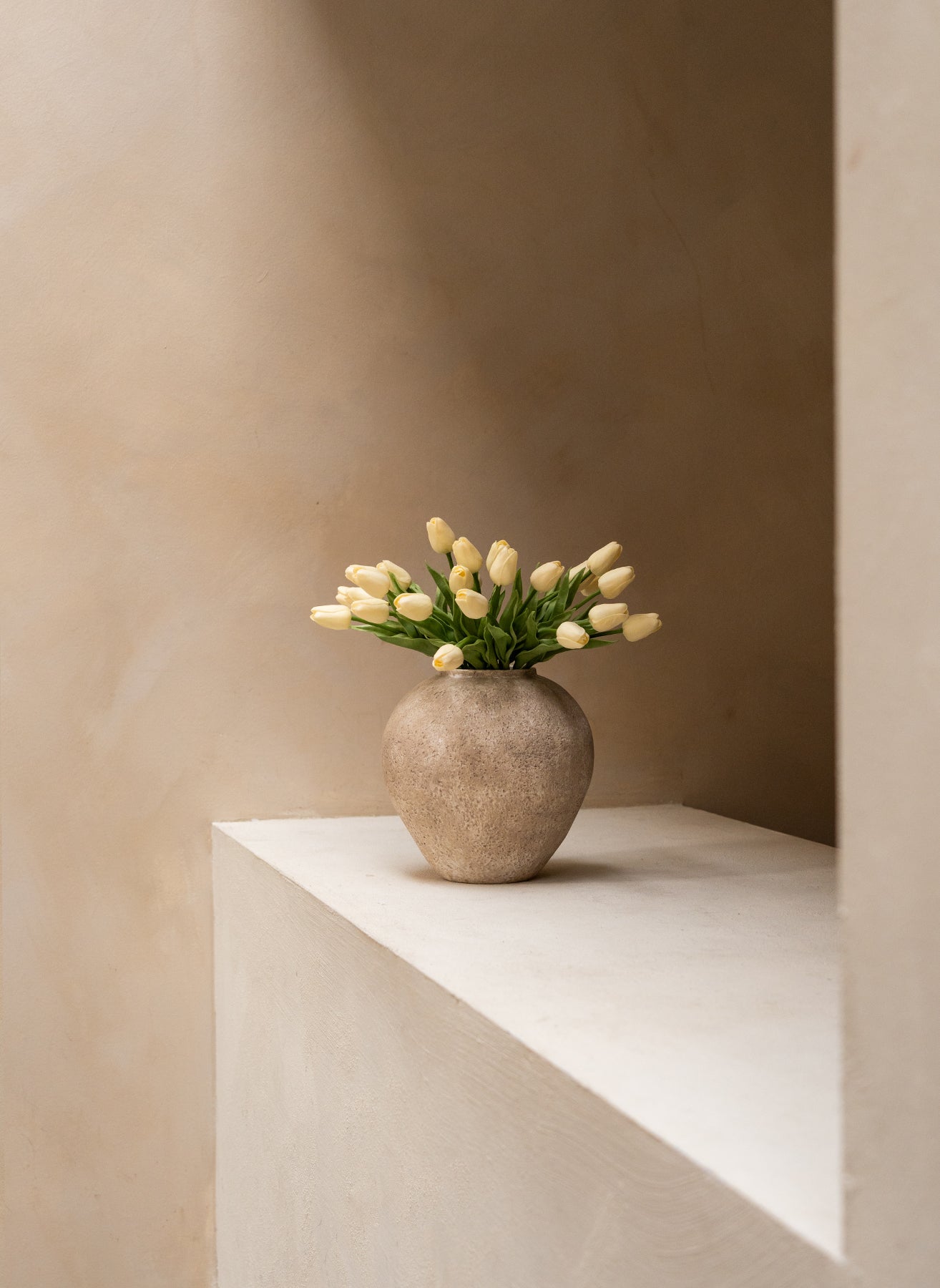 Bouquet di tulipani - Bianco (25 steli)