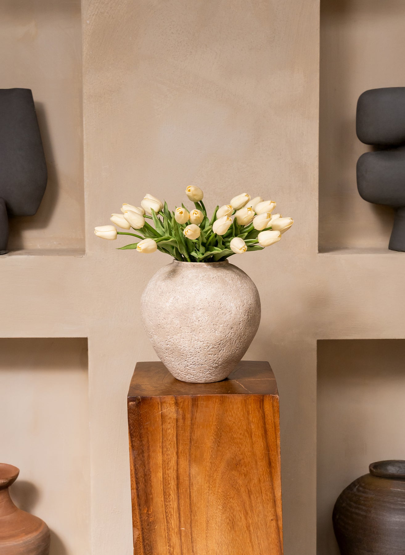 Bouquet di tulipani - Bianco (25 steli)