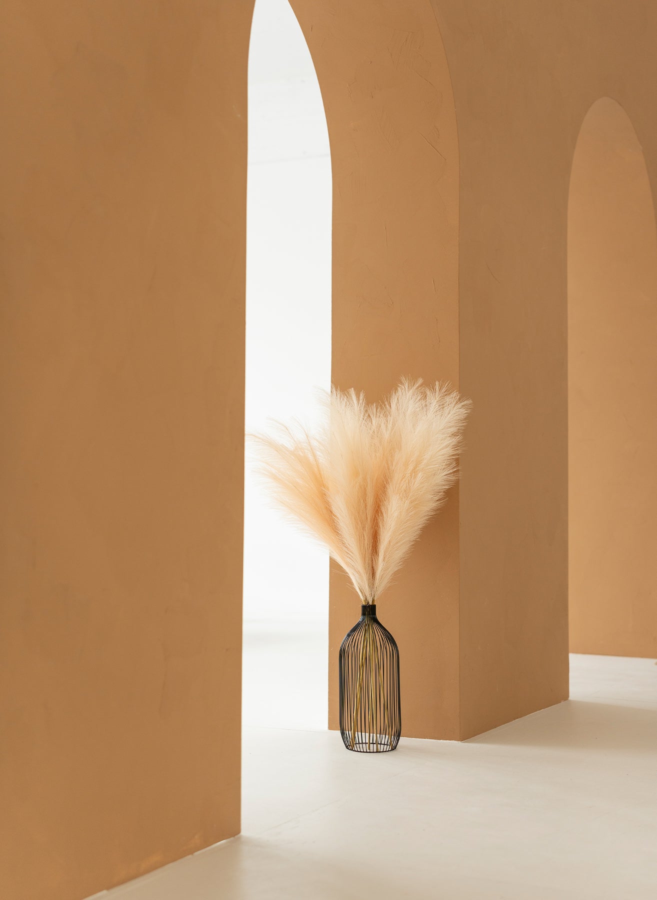 Pampas 110cm (3 steli) - Crema