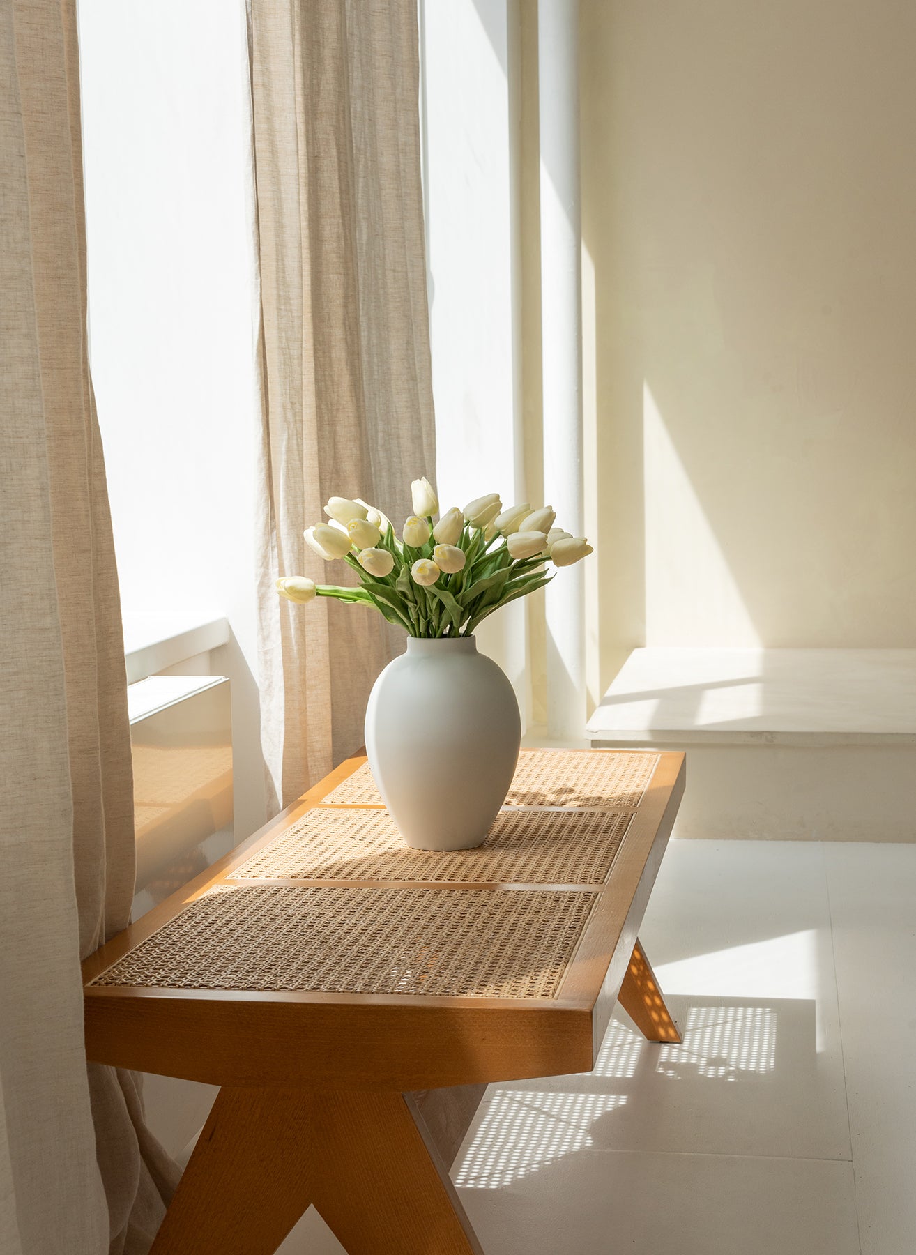 Bouquet di tulipani - Bianco (25 steli)