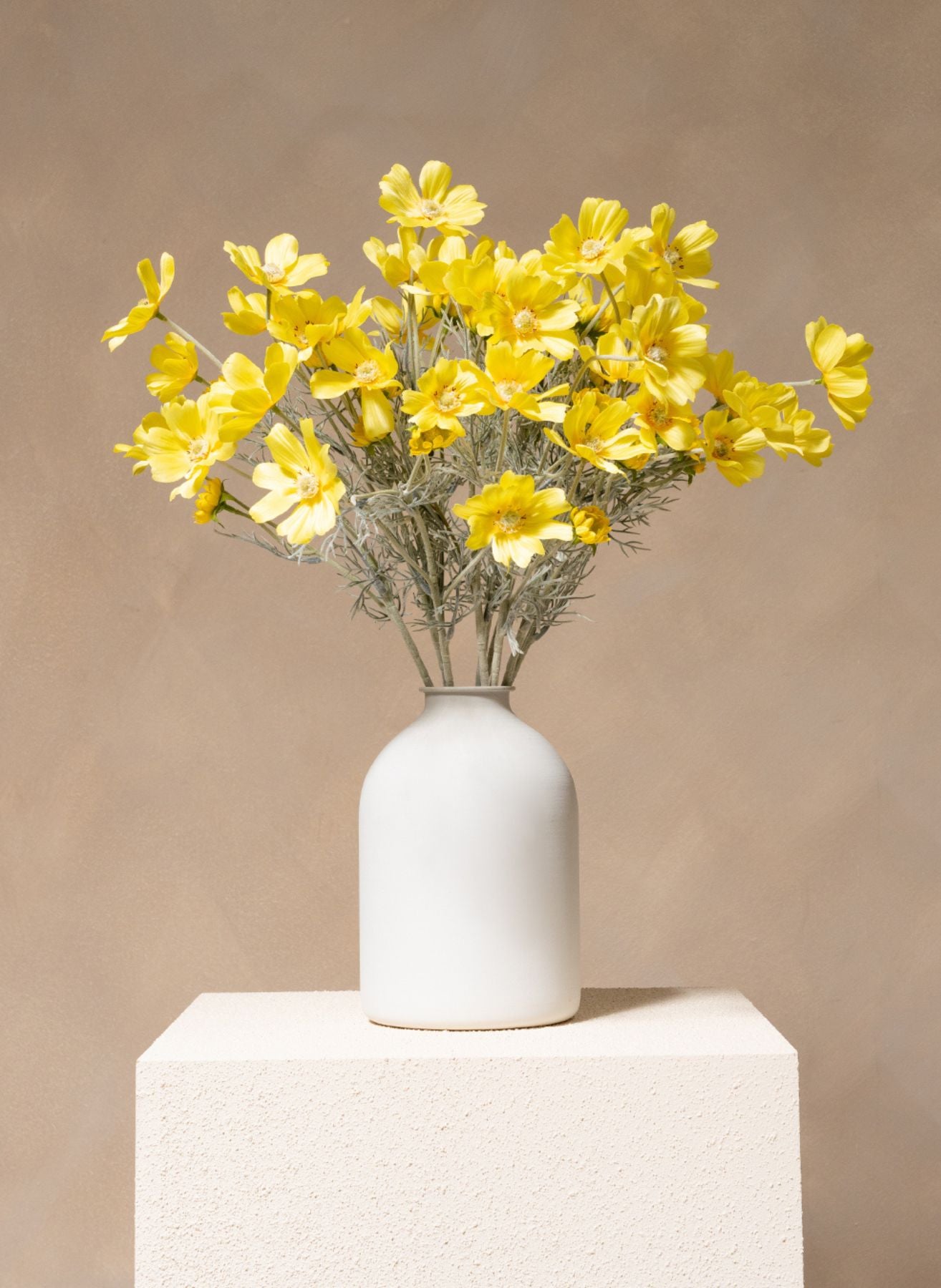Margherite di Seta (10 steli) - Giallo