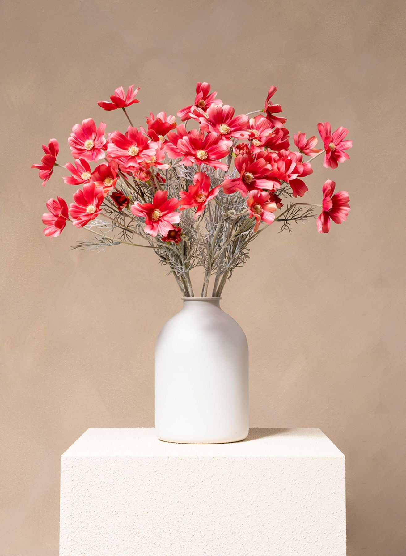 Margherite di Seta (10 steli) - Fucsia Rosa
