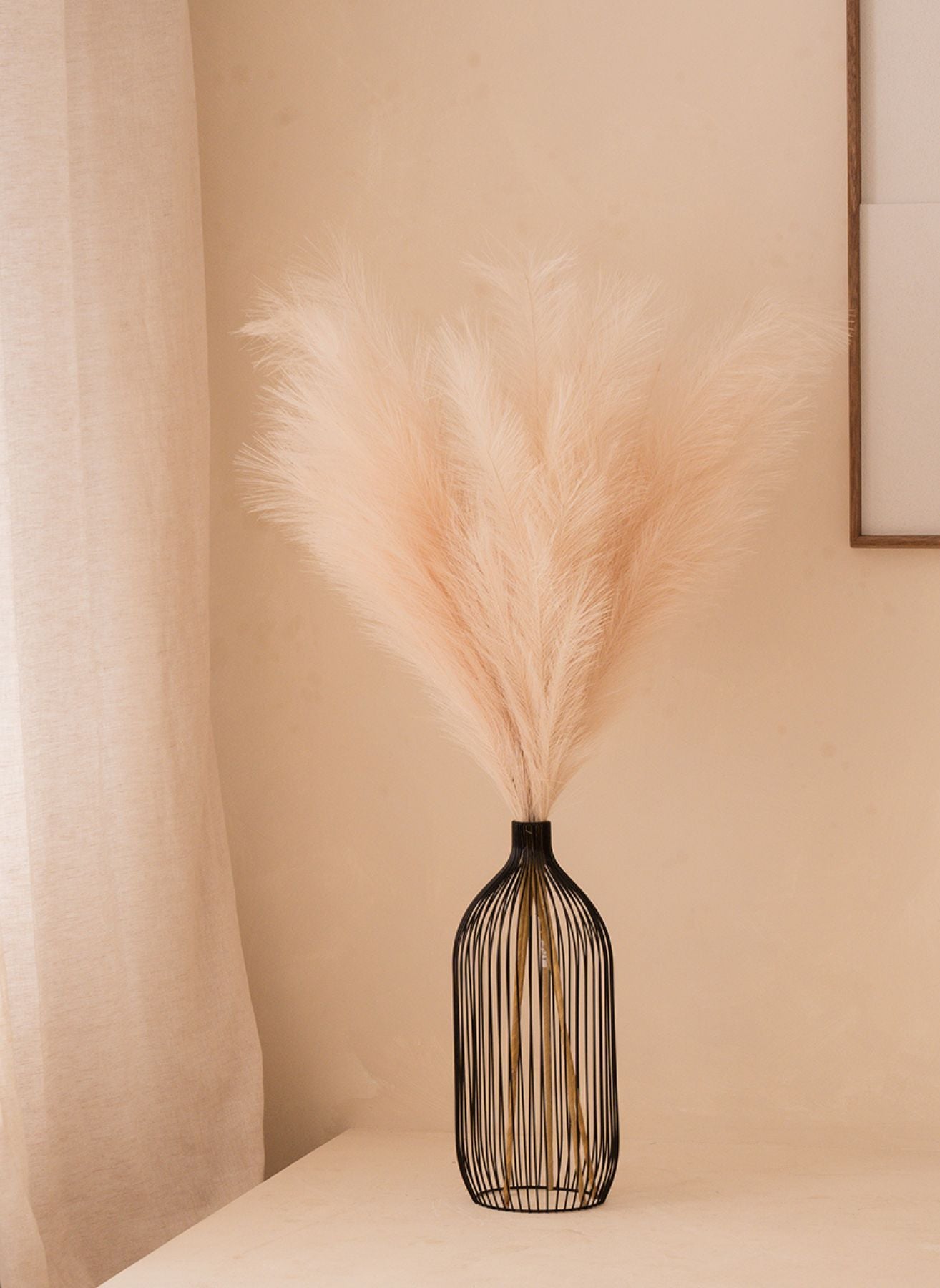 Pampas 110cm (3 steli) - Crema