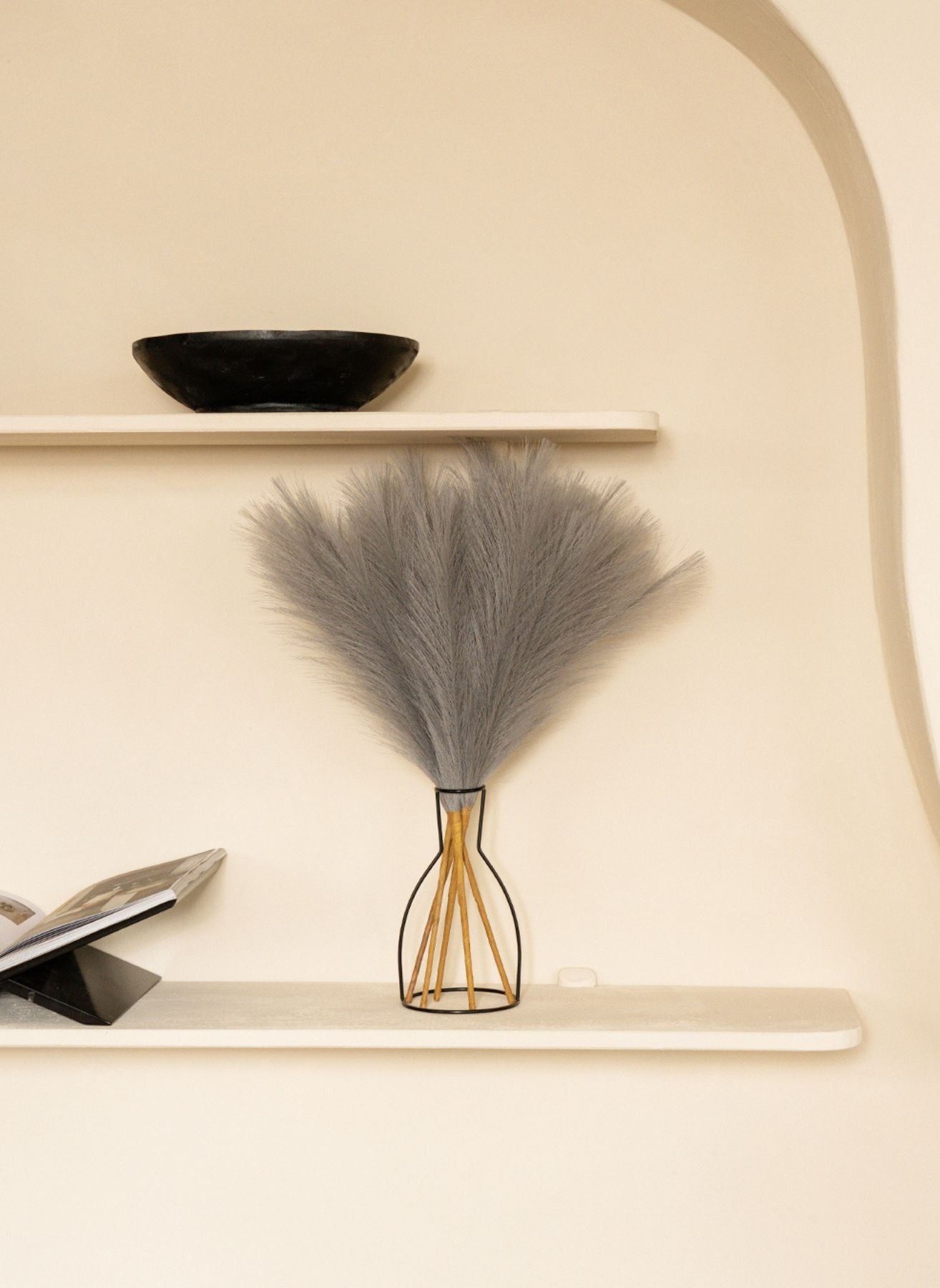 Pampas 60cm (5 steli) - Grigio