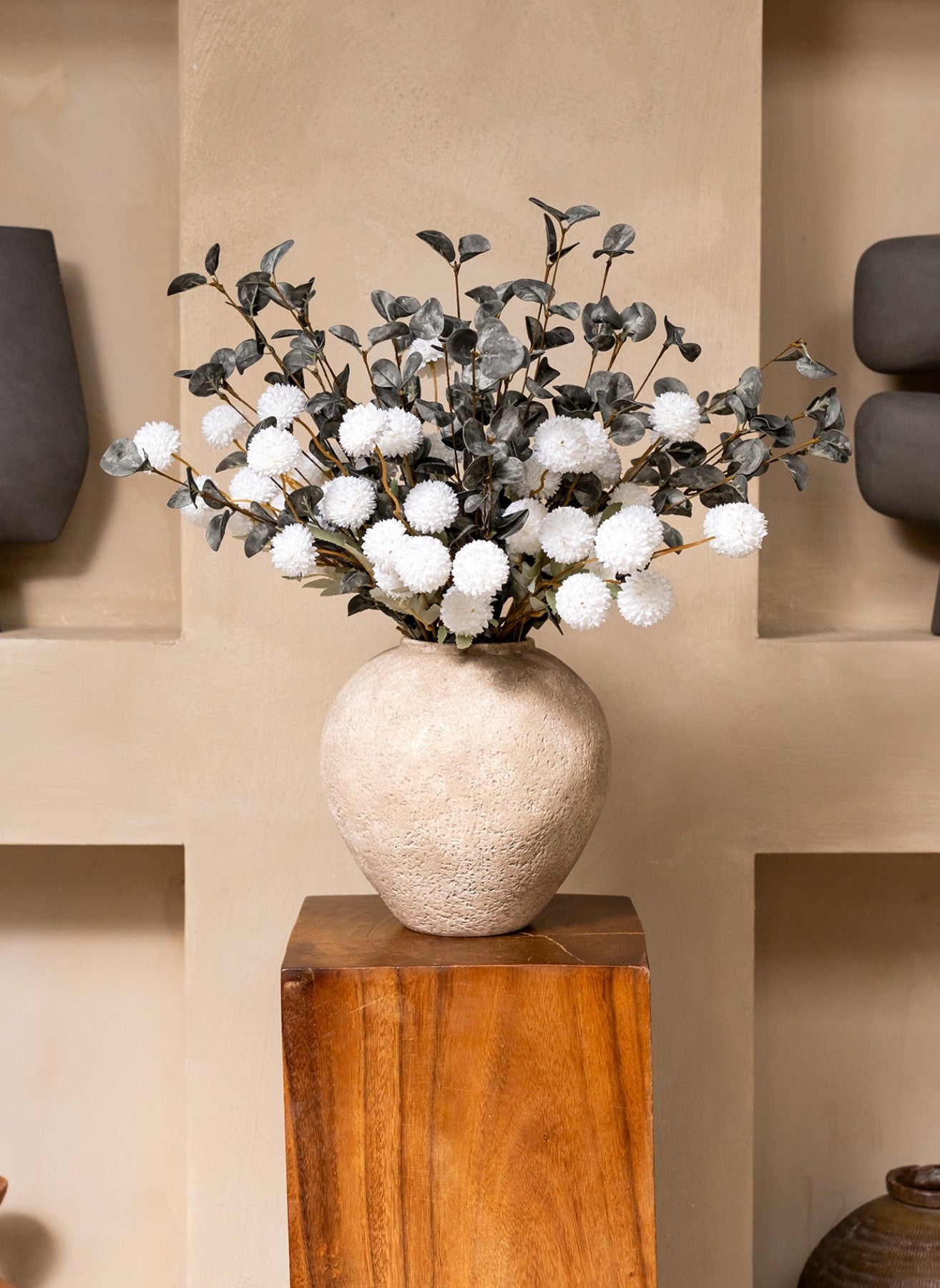 Bouquet composto - Verde & Bianco