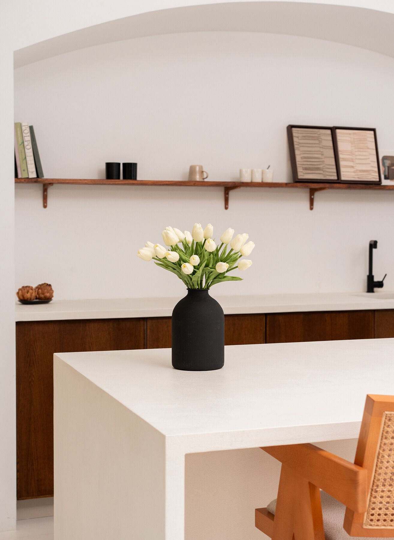 Bouquet di tulipani - Bianco (25 steli)